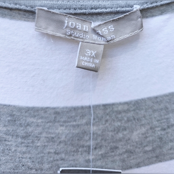 NWT Joan Vass Striped Tank Top - Picture 6 of 6